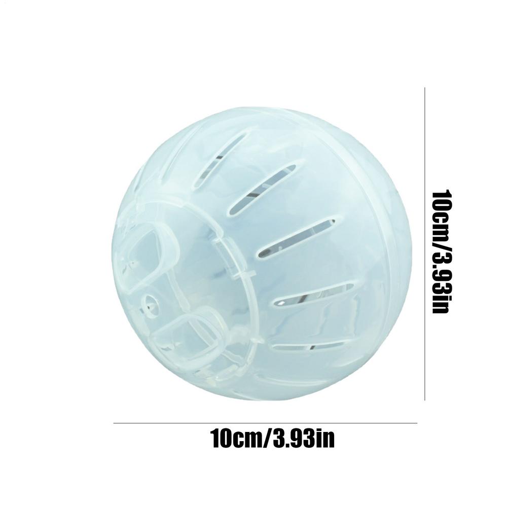 

Мяч для бега для хомяка, колесо для бега для хомяка с канатом, прозрачный мяч для бега для хомяка, зоотовары, инструмент для дрессировки белый