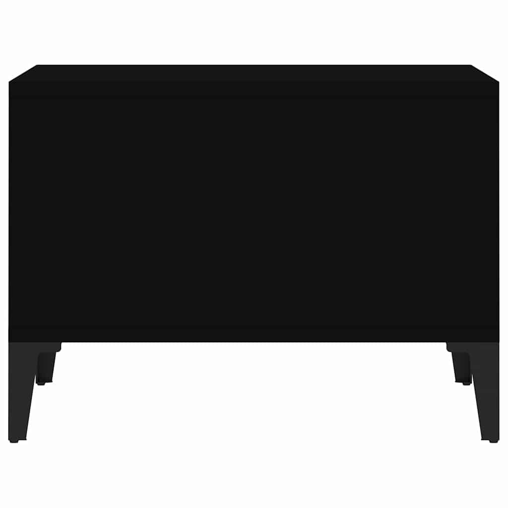 Black Coffee Table 60 x 50 x 36.5 cm Particleboard