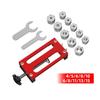 Adjustable Punch Positioning Guide Positioning Tool for Accurate Drilling in Aluminum Alloy and Metalwork Projects
