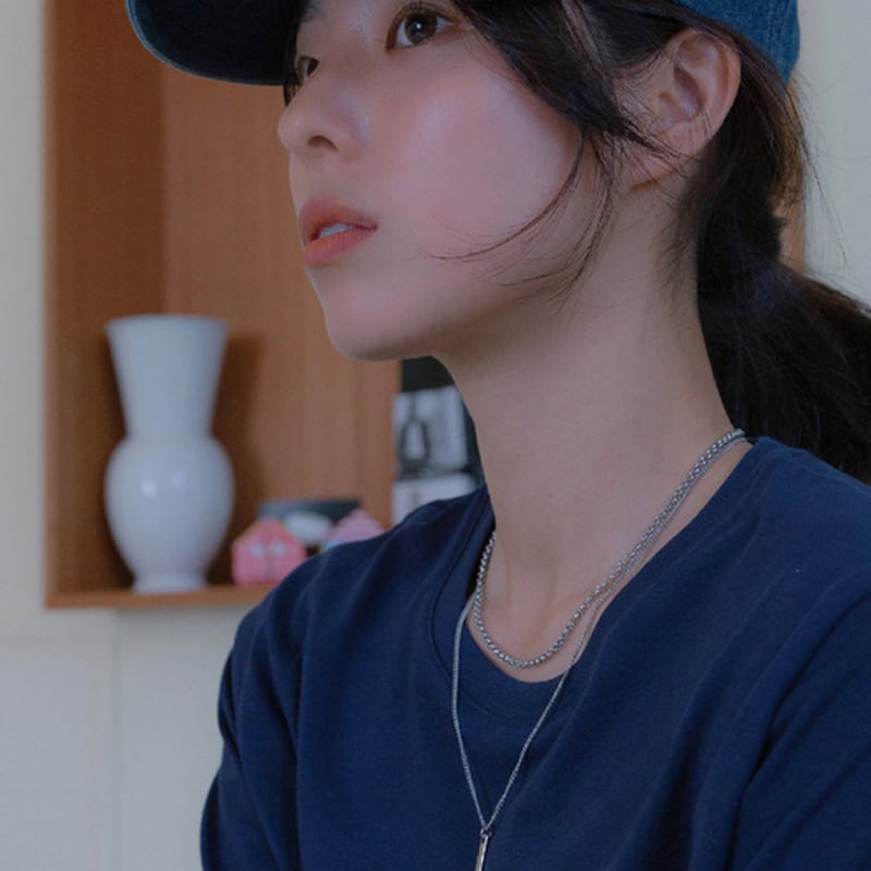 BICYCLE TROPHY S.S chain necklace 19 (long pendant / all surgical steel)