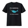 Funny I Am A Narwhal In Human Costume Fish Sea Ocean T Shirt  Vintage Washed Casual Soft Stretched Comfortable Breathable