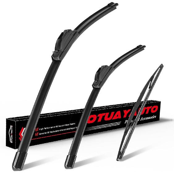 OTUAYAUTO 22"+22" Windshield Wiper Blades Replacement for Chevrolet Silverado 1500 2500 3500 1999-2006 2019-2024 Front Window Wiper Fit Factory