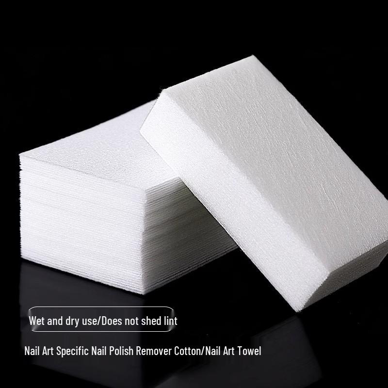 Nail Salon Thick Nail Polish Remover Cotton Pads - 1000 Lint-Free Disposable Wipes
