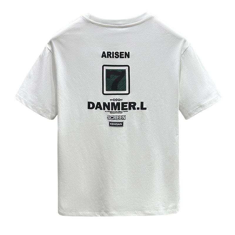 New Summer Cotton Thin Printed Short-sleeved T-shirt for Men