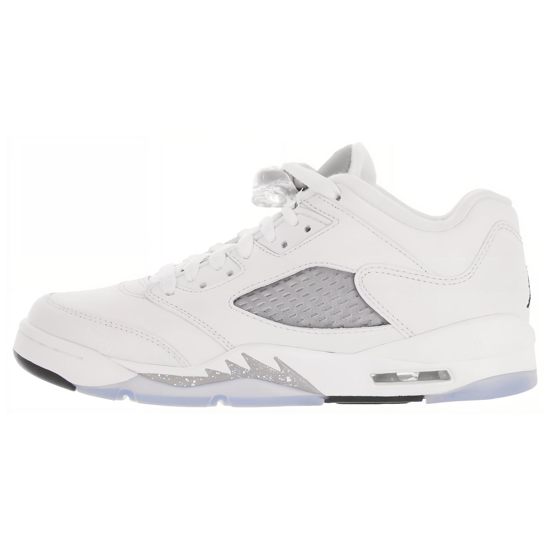 

Кроссовки Air Jordan 5 Retro Low GS White Wolf Grey Kids 819172-122
