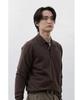 YOUTH Cotton Cashmere Polo Shirt - Dark Brown