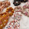 New Floral and Light and Fresh Hairband with Flowing Ribbons for Women, Versatile Ponytail Hair Accessory, Cute and Sweet Design