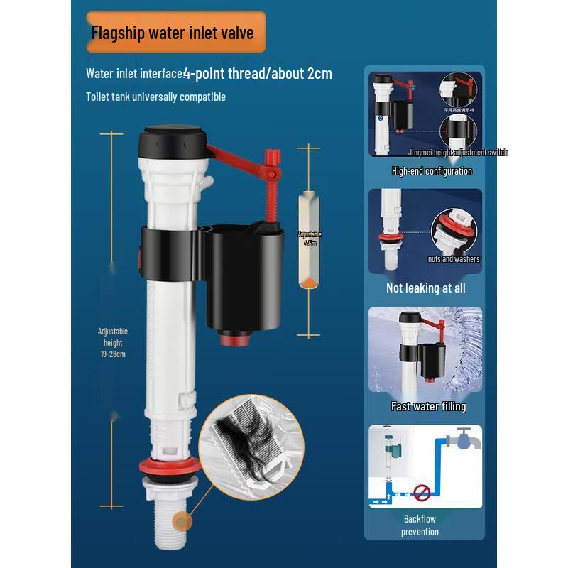 HANDUNYOU Universal High-Pressure Toilet Inlet Valve