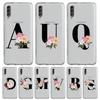 Phone Case For Samsung A14 5G A12 A22 A32 A34 A42 A52 A54 A50 A70 A72 A30 A40 A20E A10S A20S A02S A04S Cover Flower Letters S