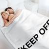 KEEP OFF Quotation Throw Blanket For Sofa Thin Bed linens Thermal Multi-Purpose Blankets