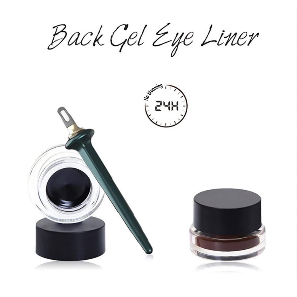 Eyeliner Makeup Brush Reusable Silicone Eyeliner Brush Waterproof Eye Liner Makeup Applicator