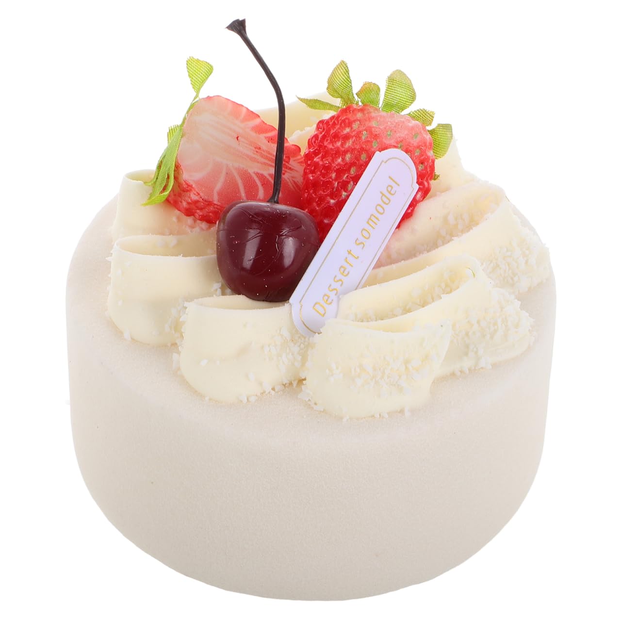 INOOMP Life-size Birthday Cake Model, Realistic Artificial Cake for Decoration