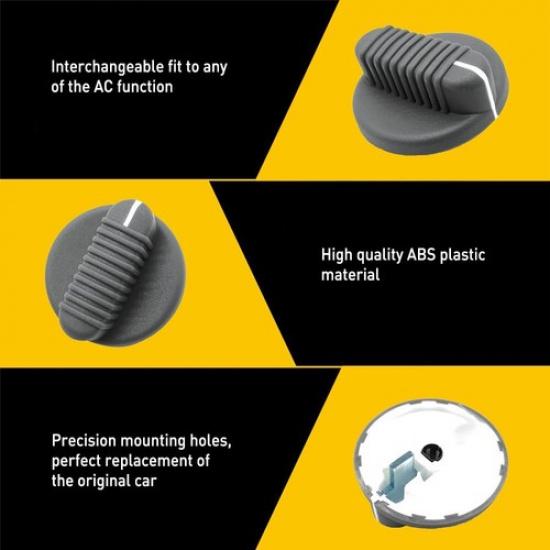 3x Climate Knob Control Heater AC For 98-05 Chevy Blazer S10 GMC Jimmy Sonoma US