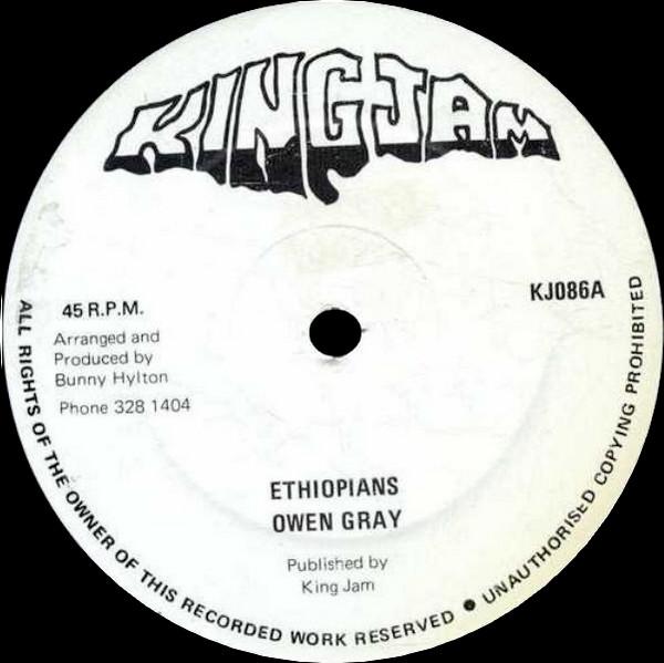 

12inch Record OWEN GRAY - Ethiopians KJ086 King Jam 198- UK Reggae, Ska & Dub Used