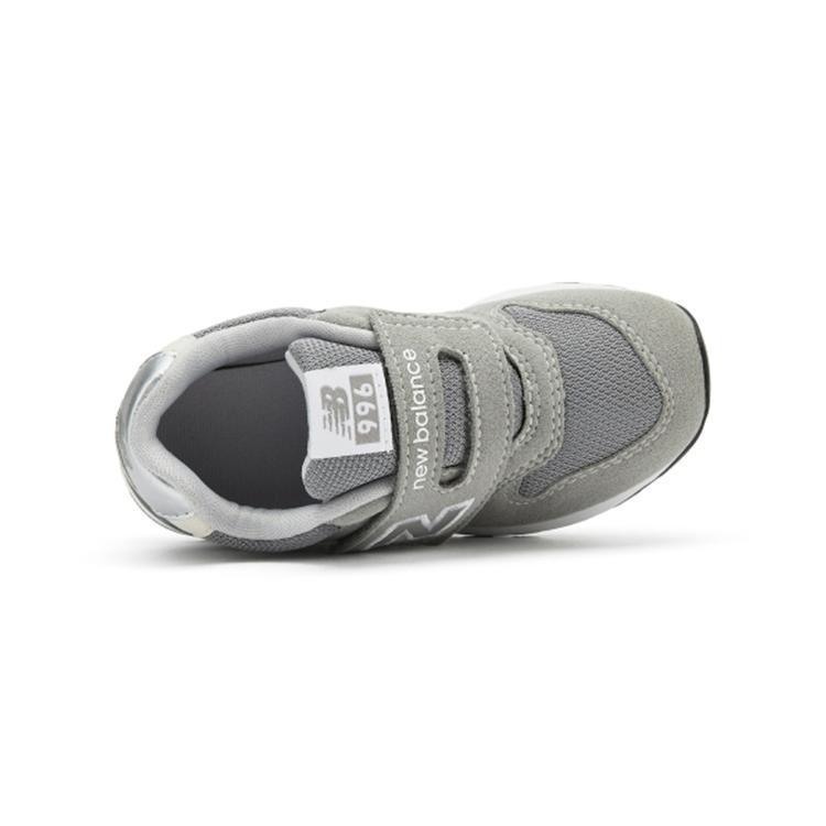 New Balance NB 996 V3 Hook and loop Cushioning Abrasion Resistant Breathable Low top Toddler Shoes Concrete Gray Baby IZ996GR3