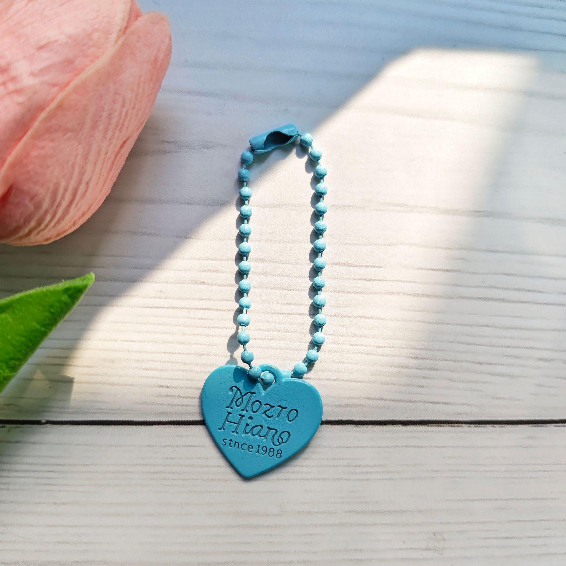 

Брелок-подвеска Candy Color с двумя бусинами Love - креативный аксессуар для самостоятельного изготовления