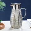 Hammer glass cold kettle, large-capacity beverage tea kettle, high temperature explosion-proof glass kettle with cool white open cold kettle