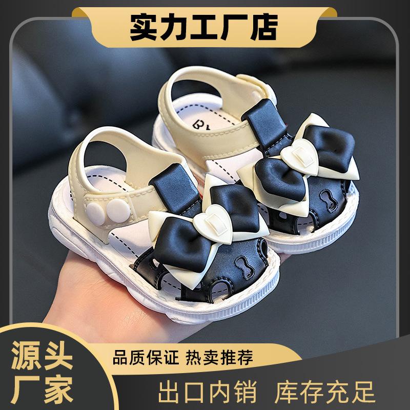 Summer Toddler Girls' Sandals, Baby Princess Closed-toe Shoes, Infant Walking Shoes, Direct Export Supply