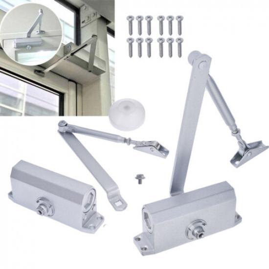 99lbs Commercial Door Closer Heavy Duty Residential Hydraulic Auto Door-Closer*2
