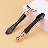 2Pcs/Set Zinc Alloy T-Shaped Eye Cream Massage Stick With Scoop Eye Manual Massage Tool Set Beauty Face Eye Massage Stick