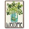 Shamrock Metal Sign 20x30 St Patrick's Day Bar Cafe Decor