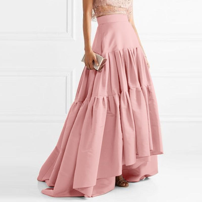 

ZANZEA Женские модные плиссированные юбки А-силуэта с высокой талией L