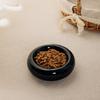 Ceramic Cat Food Bowl Whisker Fatigue Relief Cat Bowl Donut Shape Anti-Vomiting Protect Spine Perfect for Indoor Cats