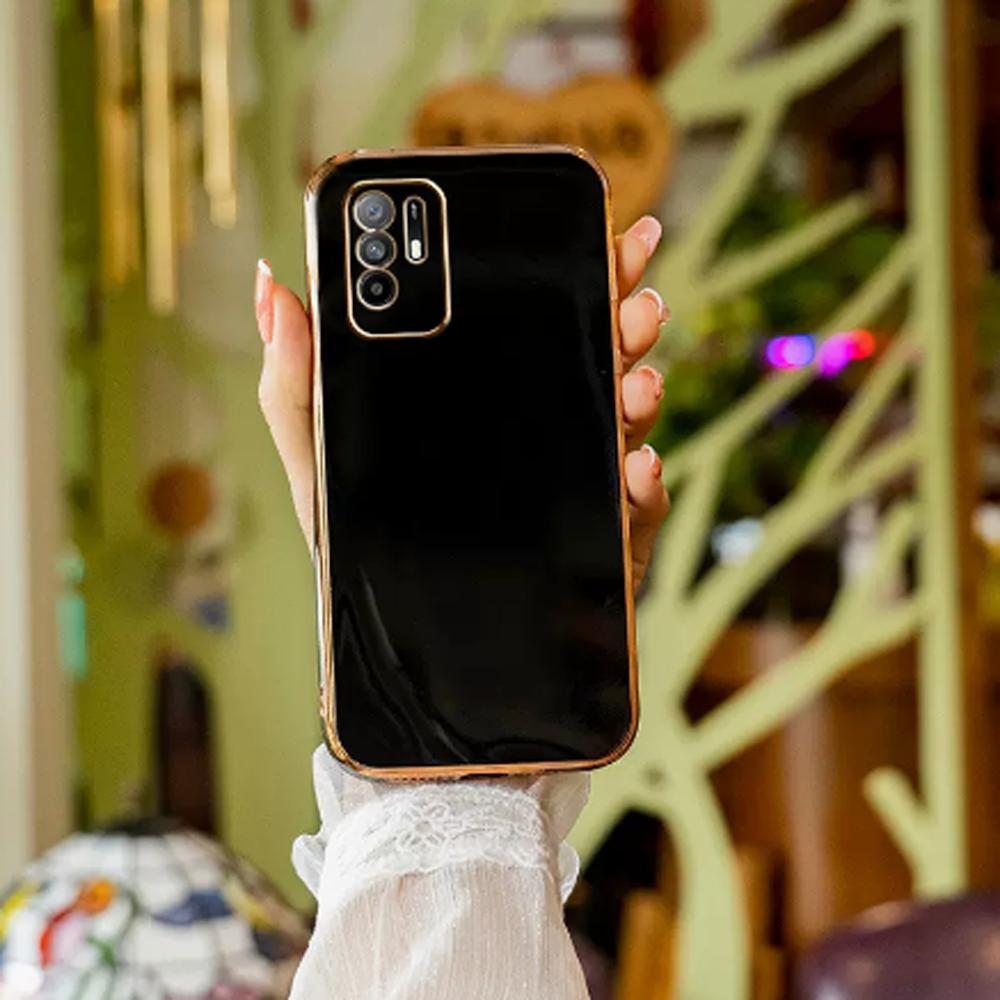 Oppo A94 5G Kılıf Lüks Kare Kaplama OPPO Reno 5Z Telefon Kılıfı Reno 6Z Darbeye Dayanıklı Silikon Arka Kapak CPH2211 CPH2237 Kılıf
