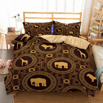 Bettwäsche-Set im Bohème-Stil Bettbezug mit Kissenbezug King-Size Bequeme Bettwäsche Ein Schlafzimmer Geeignet für die Aufstellung eines großen Bettes