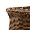 Vasi in Plastica Intrecciata Effetto Rattan con Design a Calice per Arredamento Casa e Composizioni Floreali Vasi Imitazione Rattan Regalo P9YB