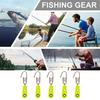 5Pcs Fishing Bobber Stopper Plastic Swivel Anti-collision Buffer Block Professional Universal Wire Protector Accessories Float Stopper Beans Fish