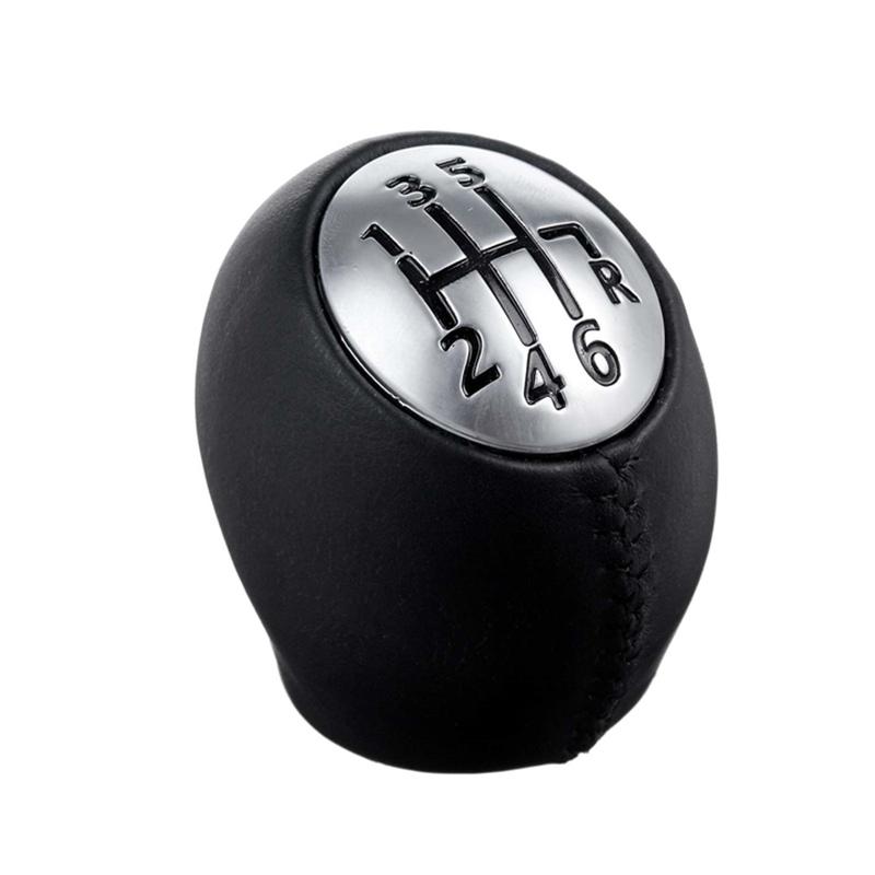 

5/6 скоростная автомобильная ручка переключения передач, глянцевая матовая ручка переключения передач для RENAULT Laguna Megane 2 Clio 3 Scenic 2 6 Speed Leather-Yellow