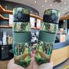1pc-Portable Sports Water Bottle Bounce Student Water CupHandle Portable Outdoor Travel Gym Plastic Cup