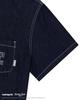 MAHAGRID [Attack On Titan] Sasageyo Denim Half Shirt Blue(Mg2Gmmw342T)