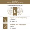 uxcell Velvet Yarn, Blanket Yarn, for Crocheting Bags, Scarves, Hats, 6-Piece Ultra-Soft Polyester Soft Knit, 100g, Cream