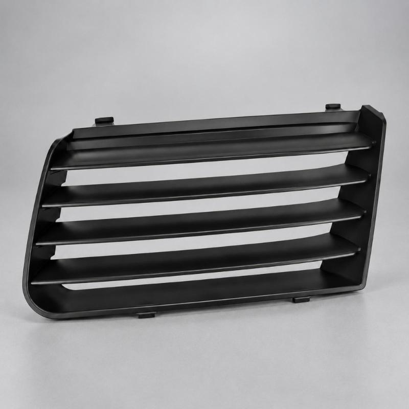 Front Bumper Grille Replacement Insert with Black Injection-Molded Construction for 2001-2010, 7M785365301C 7M785365401C