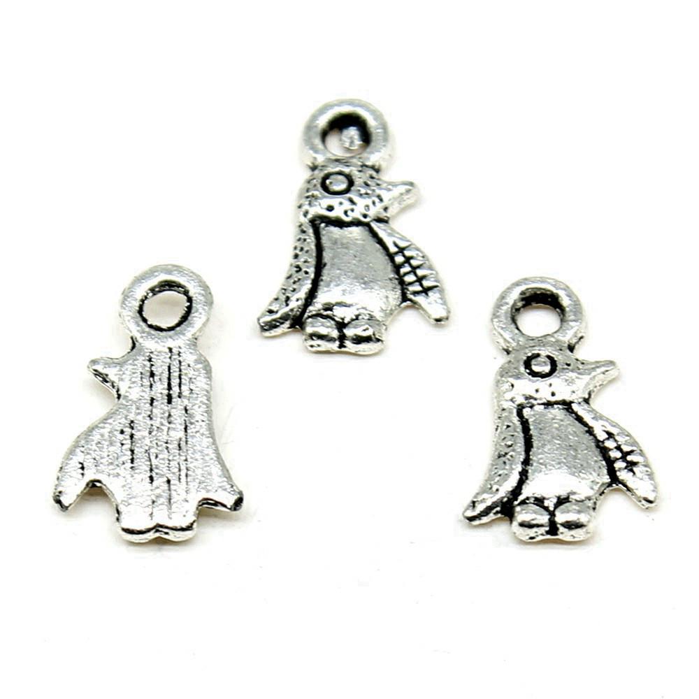 Flamingo Charms Antique Alloy Pendants For Bird Themed Jewelry Making