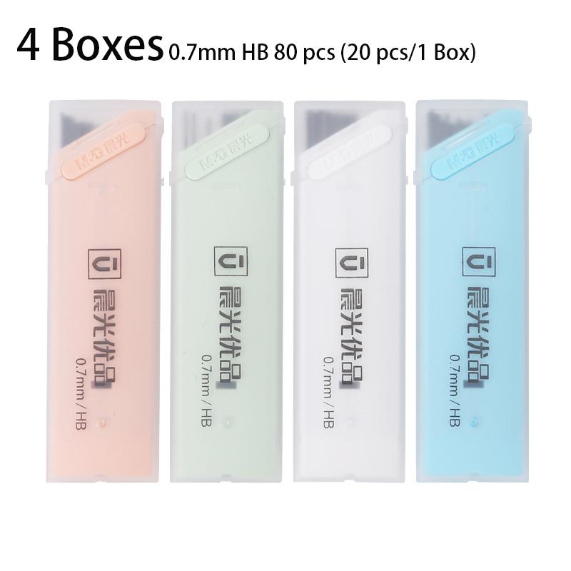 

M&G Mechanical Pencil Set Mechanical Pencil+Eraser+20pcs 0.5/0.7mm/HB Pencil Lead for Student Exam Office Writing Stationery