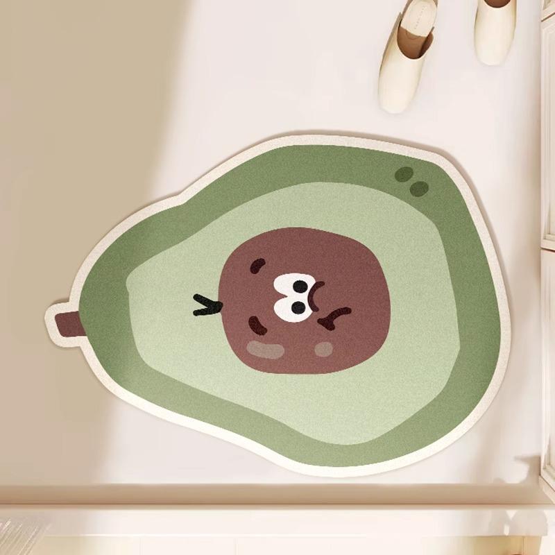 Bathroom Floor Mats for Household Toilets and Toilets Anti Slip Quick Drying Foot Mats for Bathroom Doors Dirt Resistant Carpets