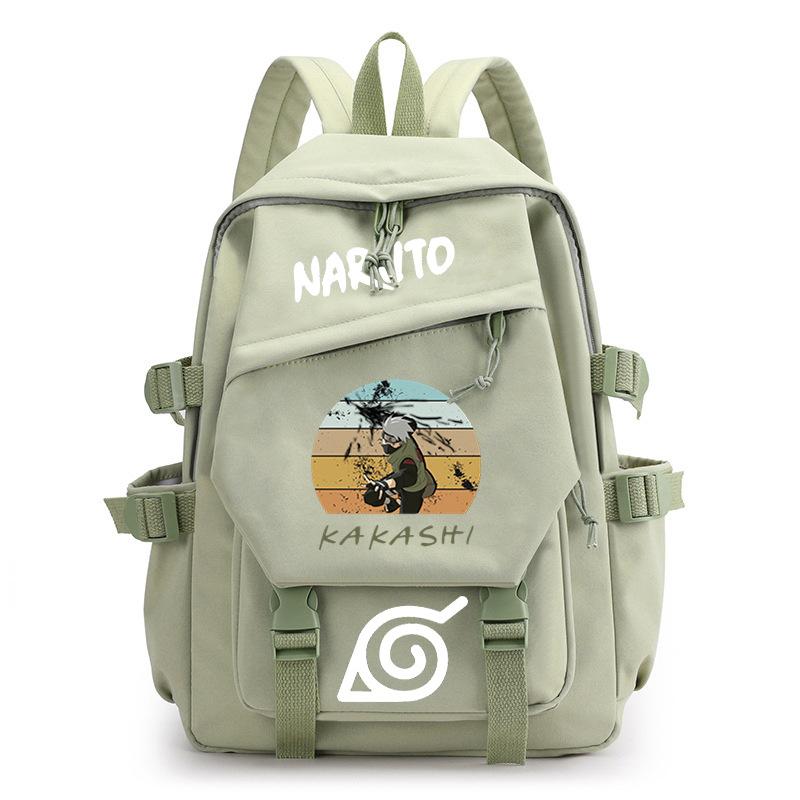 Animation peripheral junior high school backpack cross-border new large-capacity backpack computer bag