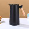 Thermoskanne 1000ml Kapazität Wasserspender Kessel mit Holzgriff Vakuumisoliert Wasserflasche Auslaufsicher Isoliert Kessel für Zuhause Büro Wohnheim