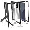 For Samsung Galaxy Z Fold7 5G Case Aluminium Alloy+Silicone Kickstand Cover with PET Screen Film