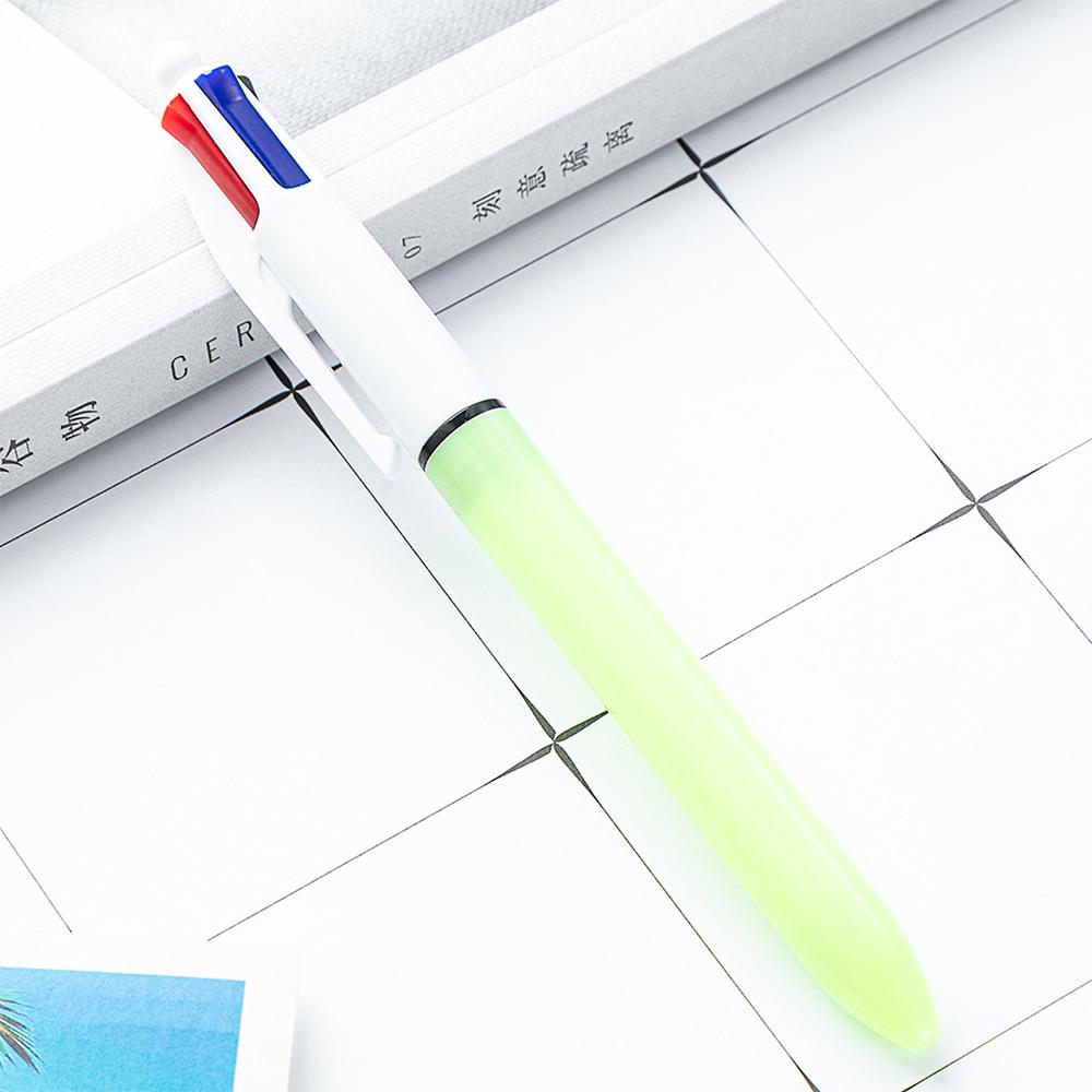 4-Farb-Stift Kreative Bunte Einziehbare Kugelschreiber Multifunktionsstift Für Marker Schreiben Schreibwaren