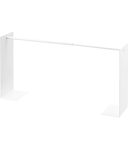 Yamazaki Tower Hat Storage Stand, White, Approx. W40.5-70 X D15 X H37cm, Keeps Hats In Shape, 6127