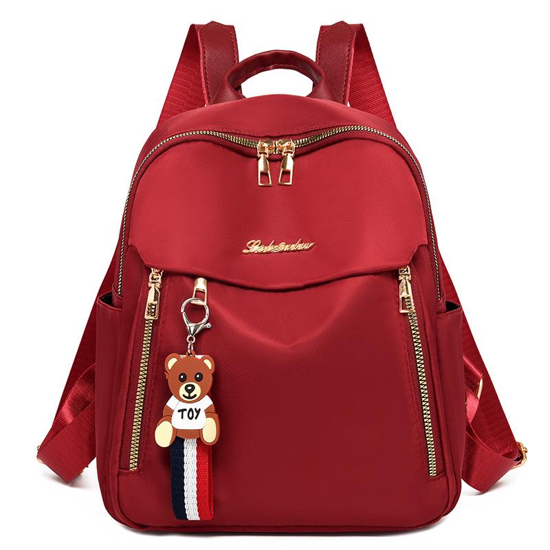 2025 Women's Oxford Cloth Lightweight Small Fashion Travel Backpack & Handbag