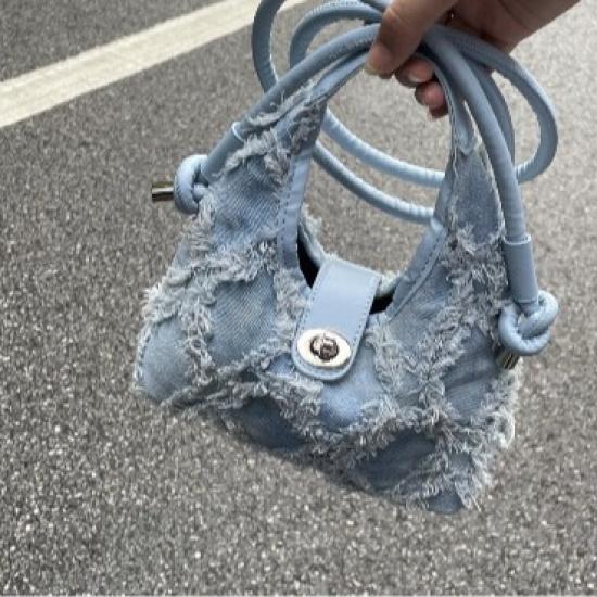 Bohemian Bag New Denim Bag Niche Design Crossbody Bag Fashion Simple Original Retro Handbag