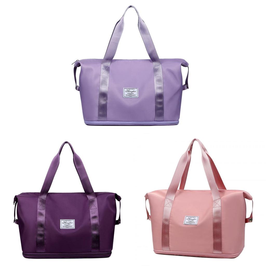 Lightweight Nylon Travel Bag With Expandable Storage For Casual Trips
