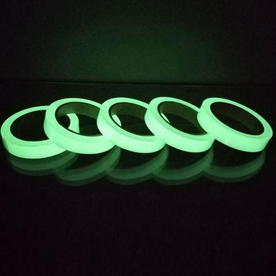 3/5M Svítící páska Zelená Varovná Světlo na zem Úložné Schodiště Svítící Lepicí páska Rám jízdního kola Varovná Reflexní Fluorescenční páska
