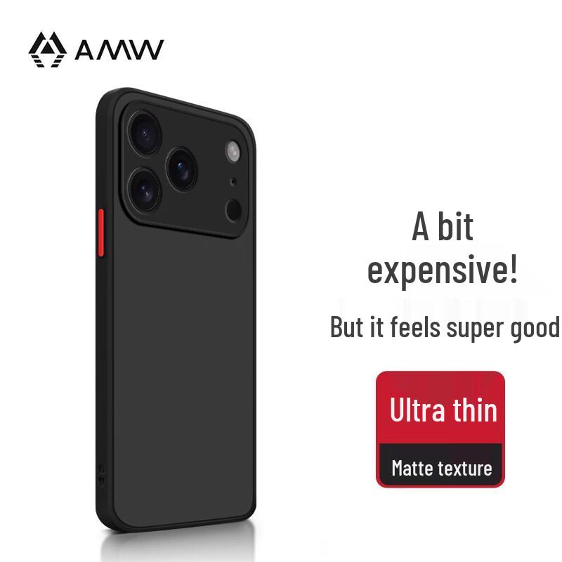 

AMW Frosted Ultra-Thin Anti-Fingerprint Phone Case for iPhone 17 Pro