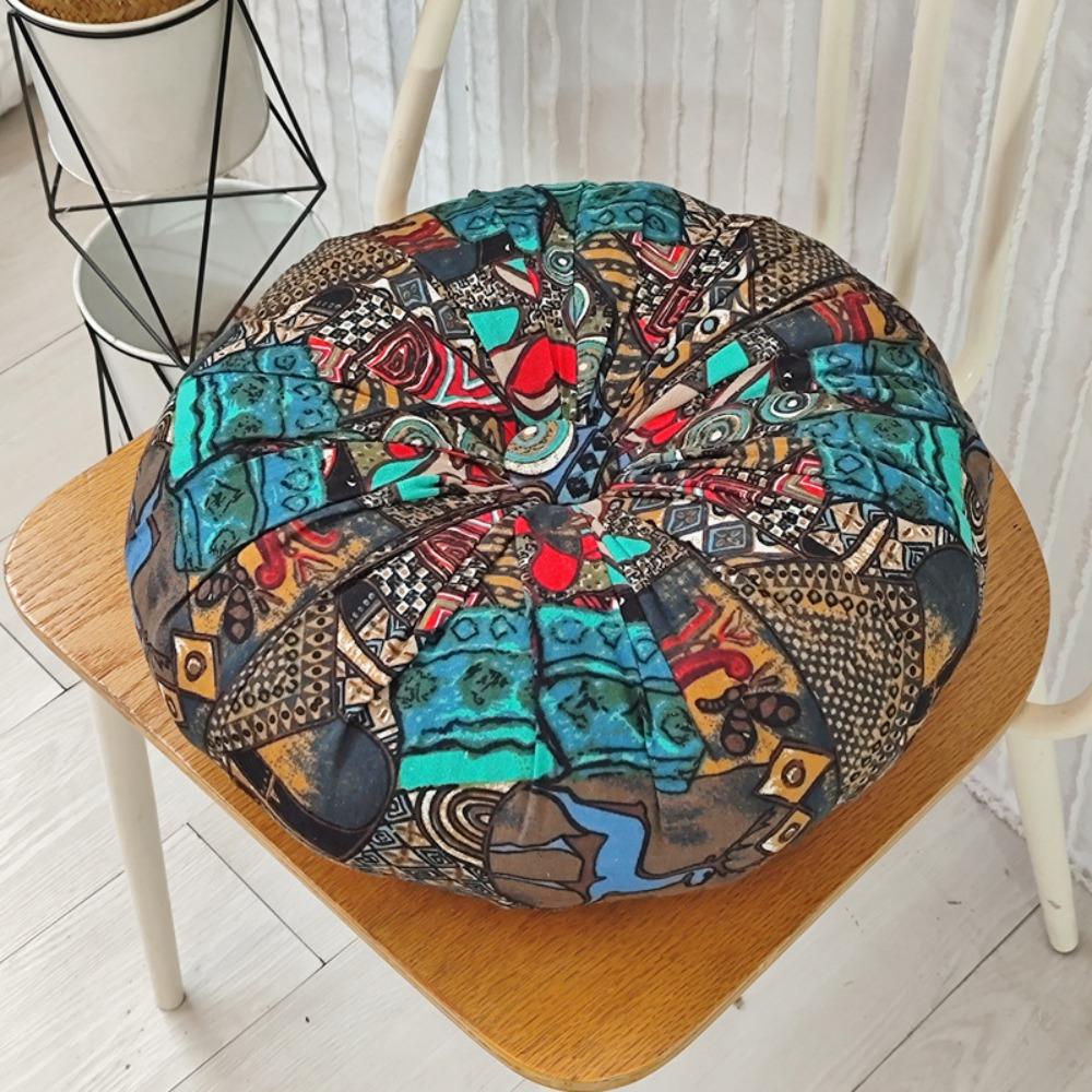 Thickened Tatami Seat Cushion Round Futon Comfortable Bohemia Style Meditation Cushion  Bay Window